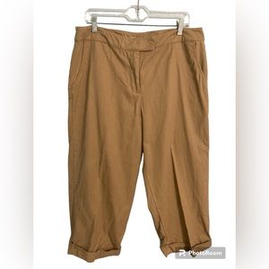 ORVIS wide leg cropped pants Size 16